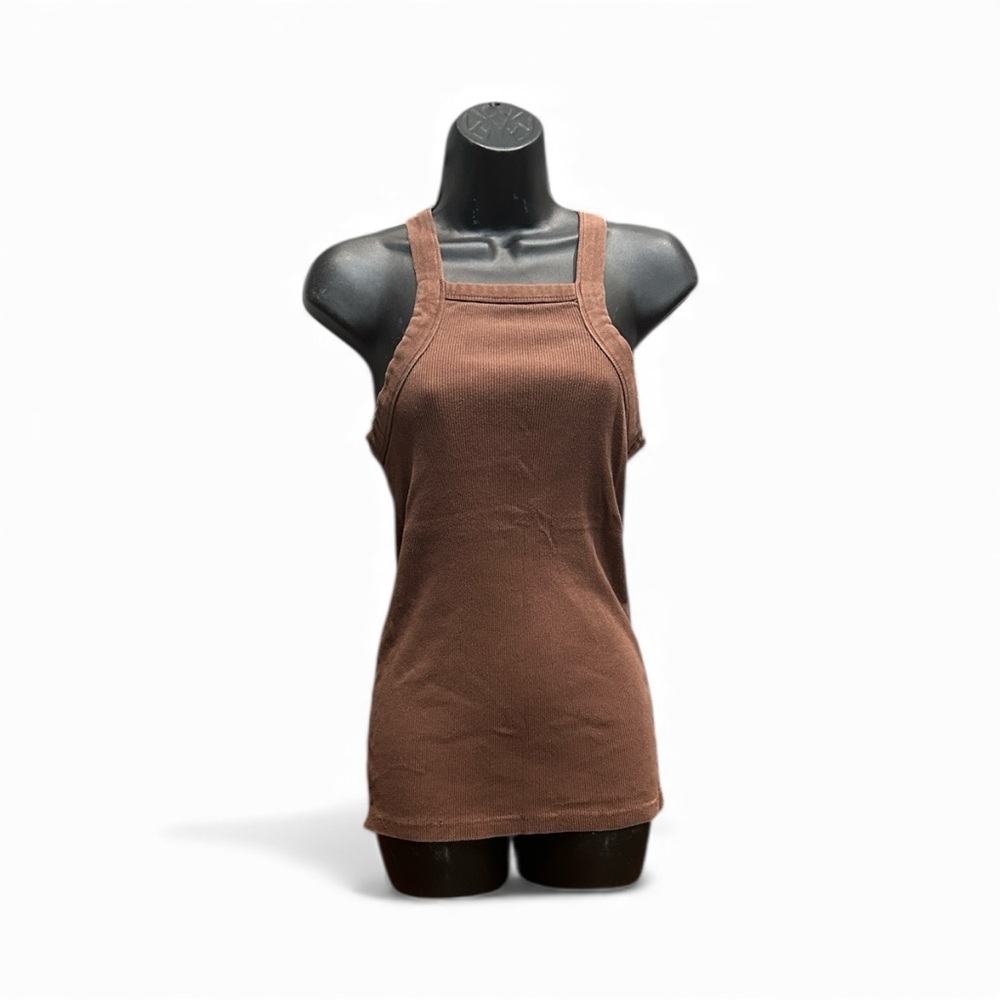 Galaxy by Harvic Brown Women's Sleeveless Tank Top